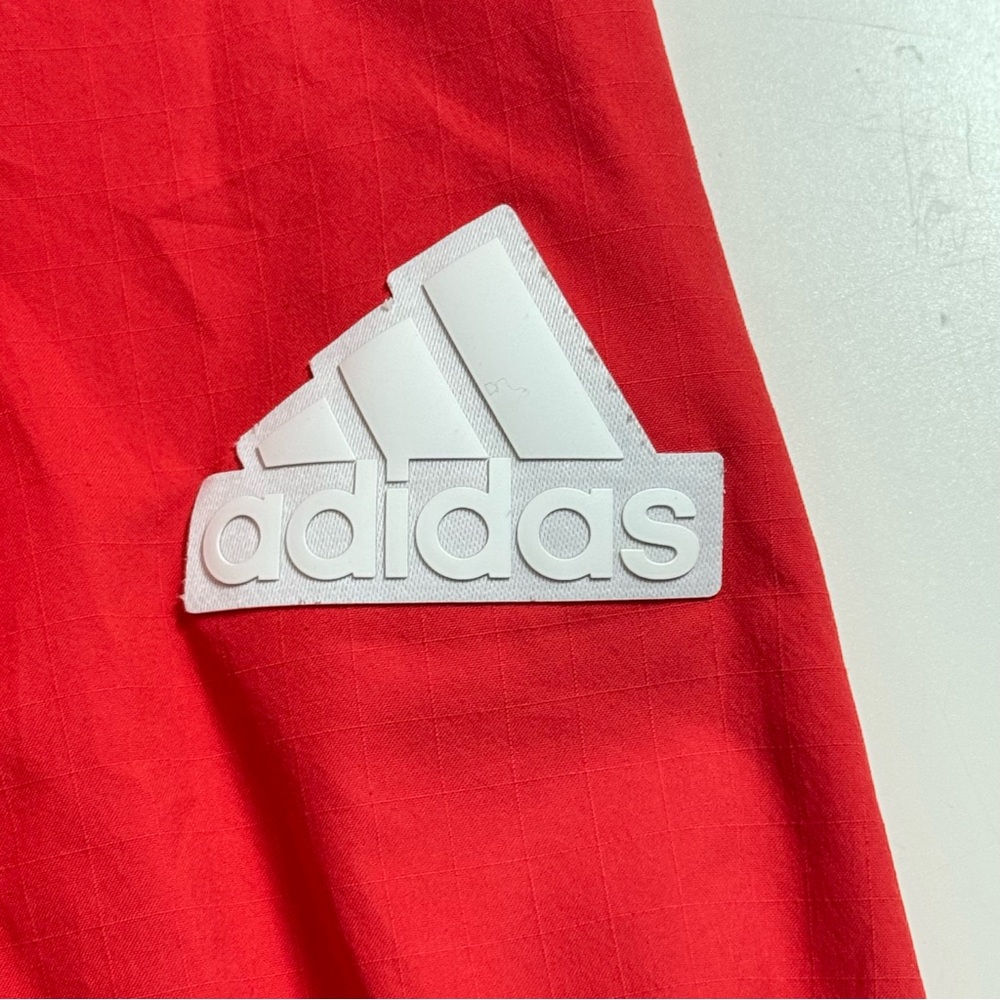 Adidas Future Icons Track Pants Small Mens Red Orange White Windbreaker - Small - Picture 9 of 11